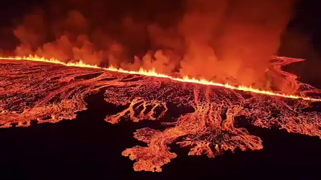 A state of emergency has been reported in southern Iceland after another volcanic explosion on the Reykjanes Peninsula - the fourth since December.